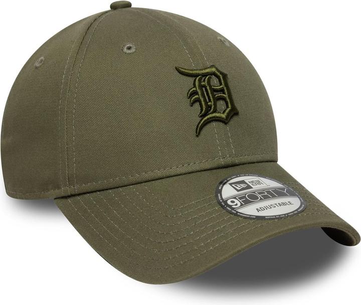Actual product image New Era 9Forty Strapback Cap - Midi Detroit Tigers Moss Oliv