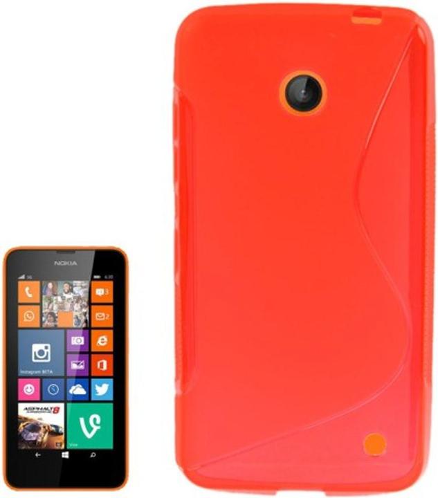 König Design Schutzhülle TPU Case für Handy Nokia Lumia 630 635 rot (Nokia Lumia 630)