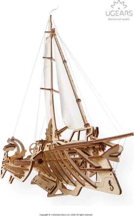 Actual product image Ugears Trimaran Merihobus