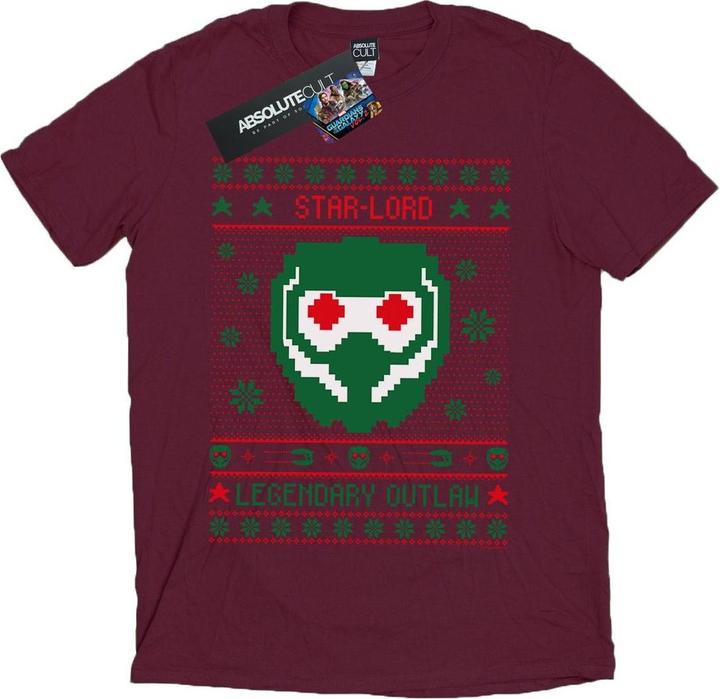 Guardians Of The Galaxy Vol. 2 Star Lord Fair Isle TShirt (S)