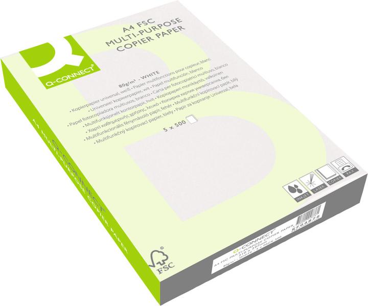 Image du produit Q-Connect Papier universel FSC, haute blancheur (80 g/m², 500 x, A4)