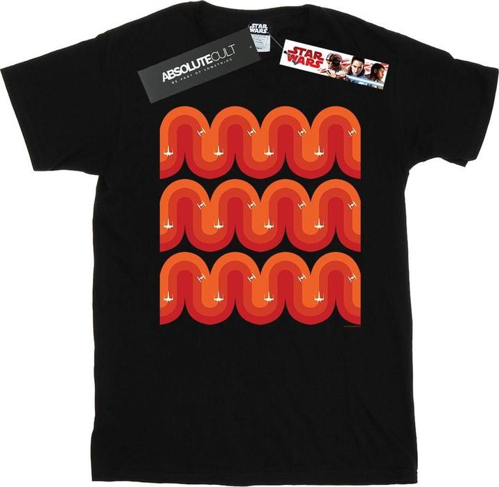 Star Wars XWing And TIE Fighter Retro TShirt (S)