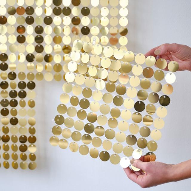 Produktbild Ginger Ray Backdrop Gold Schimmernde Wand Hintergrund Kacheln - von