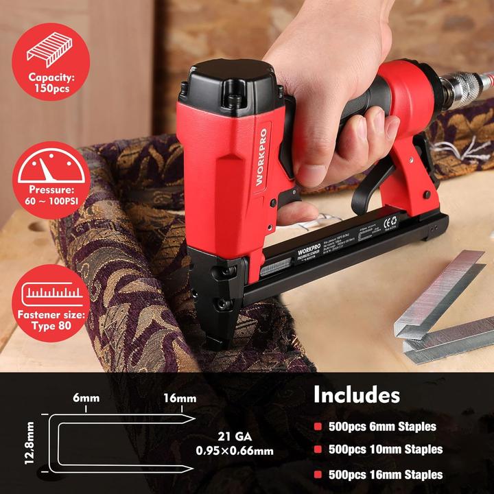 Produktbild Workpro Drucklufttacker ‎21GA/8016