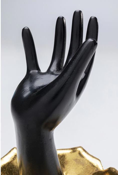 Produktbild Kare Design Schmuckschatulle Hand 18 cm, Schwarz/Gold