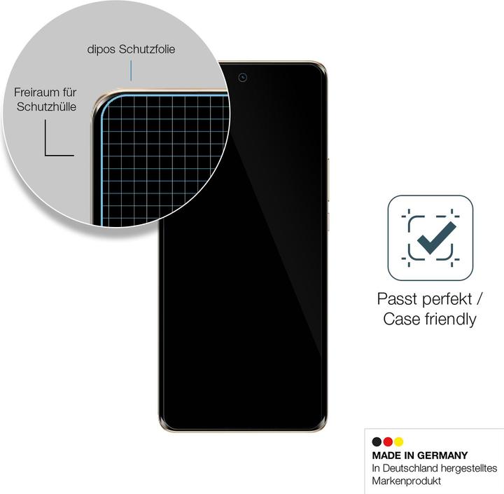 Produktbild Dipos Displayschutz Anti-Shock (2 Stück, Honor Magic6 Lite)