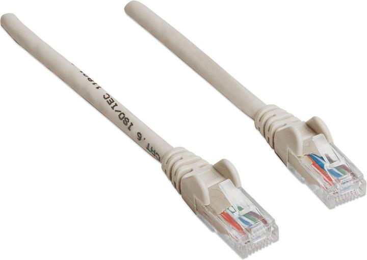 Produktbild Intellinet Intracom Network Cable Cat6 U/UTP 20m 70ft. Gray RJ-45 Male (U/UTP, CAT6, 20 m)