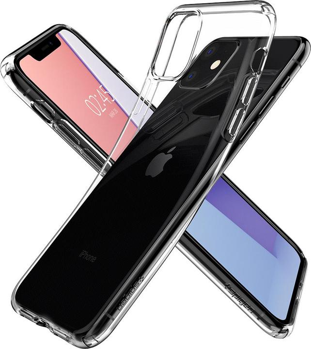 Actual product image Spigen liquid crystal (Apple iPhone 11)