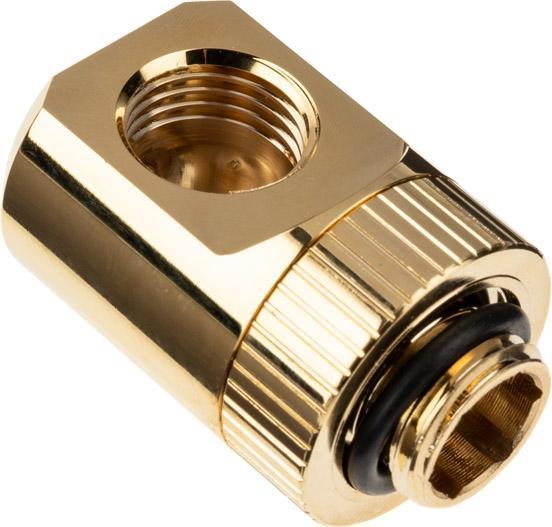 Actual product image EKWB EK-Torque adapter 90 degree G1/4 inch male to G1/4 inch female - rotatable