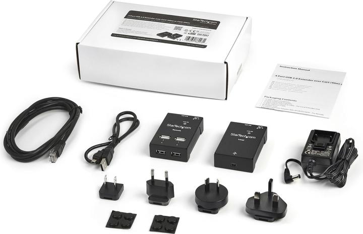 Immagine prodotto StarTech Estensore USB a 4 porte su CAT5/6 (Mini USB, 4 Porti)