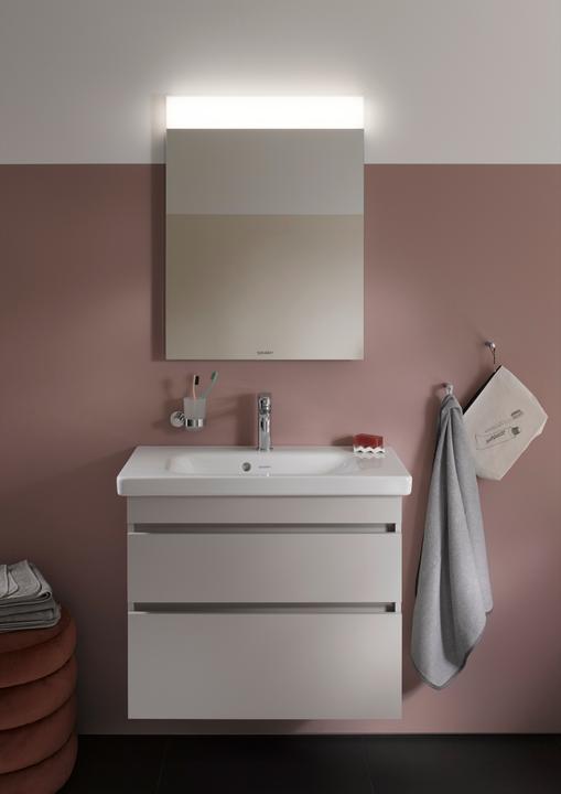 Image du produit Duravit Porte-verre D-CODE avec verre à gauche chromé
