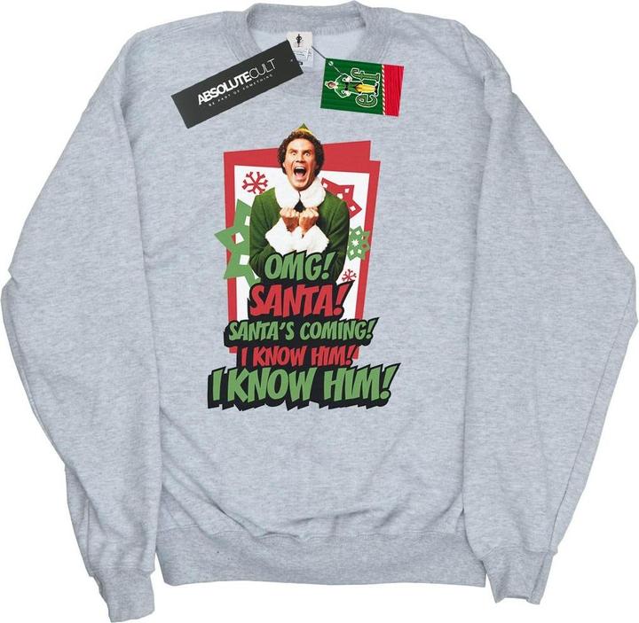 Elf OMG Santa Sweatshirt