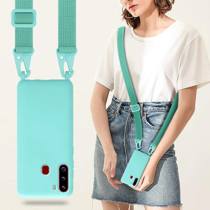 Immagine prodotto Cadorabo TPU coprire il telefono cellulare a catena liquido (Samsung Galaxy A21)