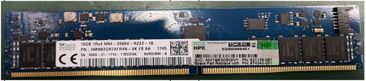 Actual product image HPE SPS-NVDIMM 16GB 1RX4 NN4 (1 x 16GB, DDR4-RAM)