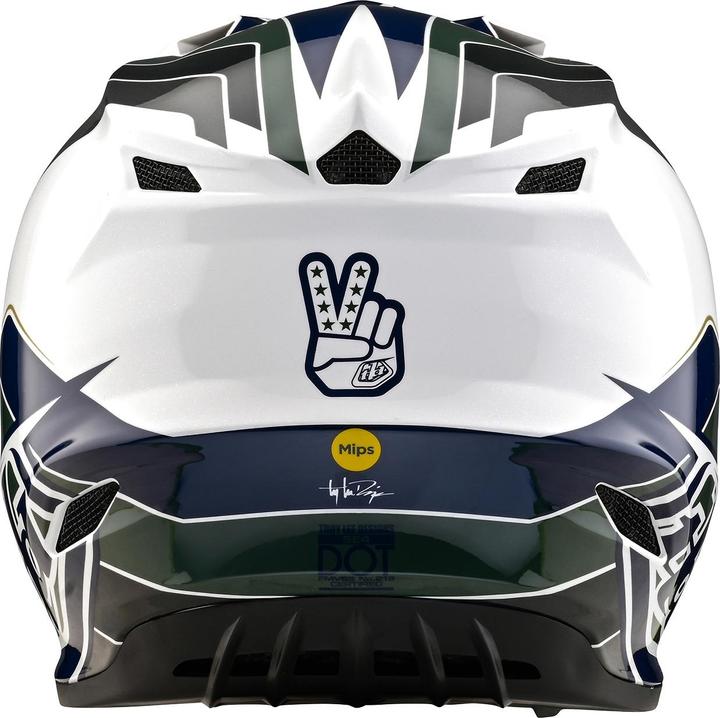 Actual product image Troy Lee Designs SE4 Polyacrylite Helmet - Block (55 - 56 cm)