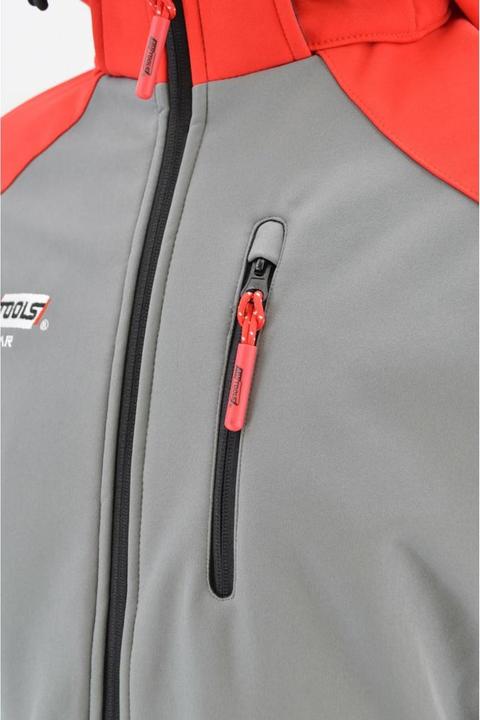 Actual product image Awtools Softshell Jacket T4/ Red-Grey/ XXL (XXL)