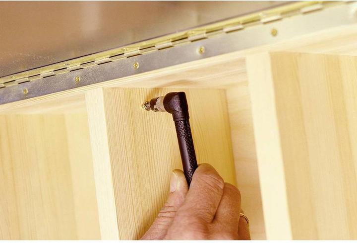 Image du produit wolfcraft wolfcraft 1 Tournevis manuel d'angle avec embout de vissage