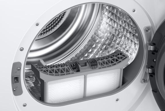 Image du produit Samsung DV90T6240LE wasdroger Vrijstaand Voorbelading 9 kg A+++ Wit (9 kg, Modifiable)