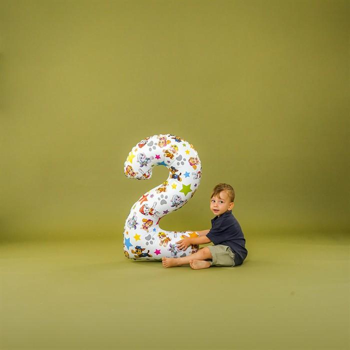 Actual product image Grabo Balloons XL Paw Patrol numbers 2 balloon