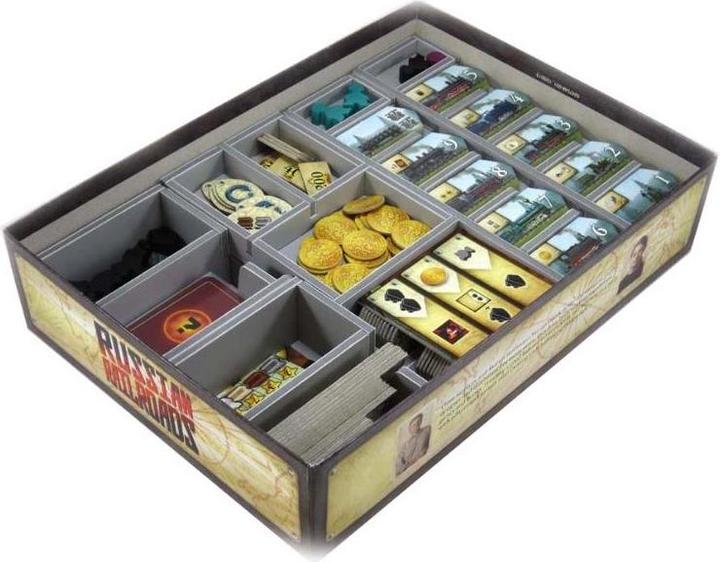 Produktbild Folded Space FS-RUS - Insert: Russian Railroads + Erweiterungen: German Railroads, Russian Railroads Mini
