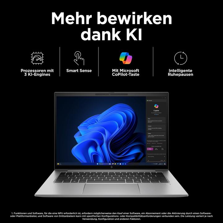 Immagine prodotto HP ZBook Firefly 14 inch G11 A Mobile Workstation PC, AMD Ryzen™ 7, 32 GB, DDR5-SDRAM, Windows 11 Pr (14", AMD Ryzen 7 8840HS, 32 GB, 1000 GB, DE)