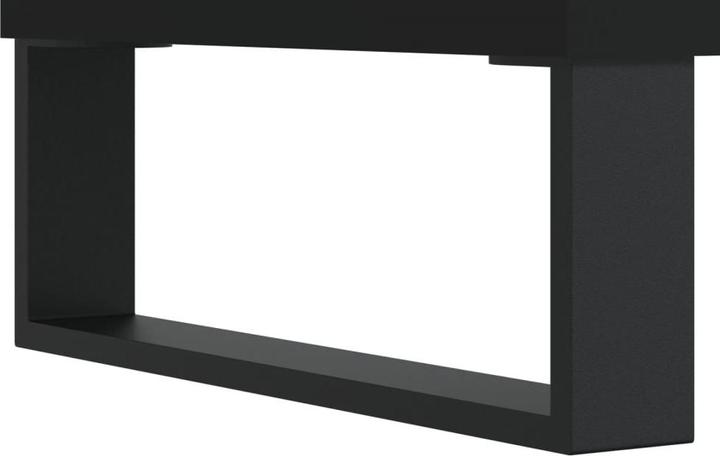 Actual product image VidaXL Plattenschrank Schwarz 85x38x48 cm Holzwerkstoff, Farbe