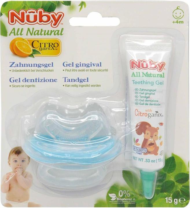 Immagine prodotto Nuby Gel per la dentizione tutto naturale con Beissnuggi