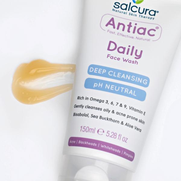Actual product image Salcura Skincare Antiac Daily Face Wash Facial Cleansing Gel 150 ml Unisex (Gel, 150 ml)
