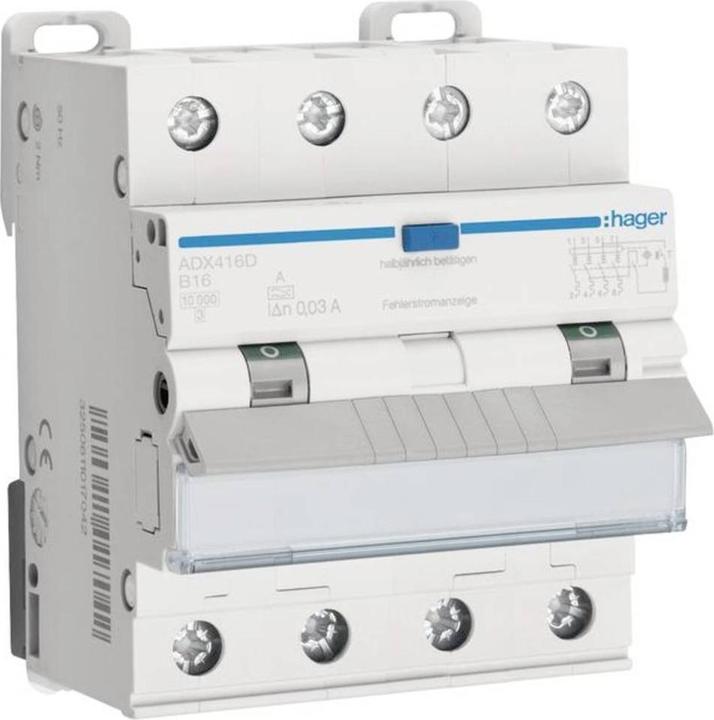 Actual product image Hager FI/LS switch