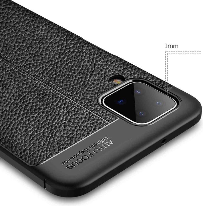 Produktbild Cadorabo TPU Cover Kunstleder Struktur (Samsung Galaxy A12, Samsung Galaxy M12)