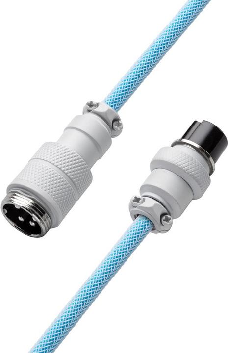 Produktbild CableMod Pro Coiled Keyboard Cable USB-C zu USB Typ A, Blueberry Cheesecake (1.50 m, USB 2.0)