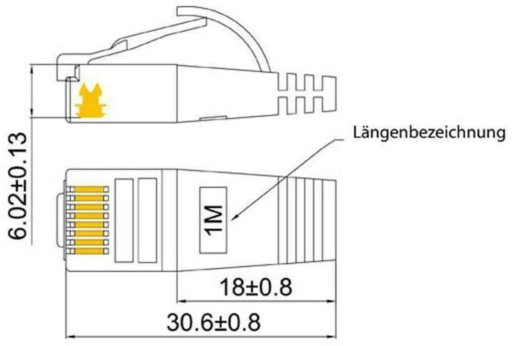 Produktbild Wirewin Netzwerkkabel (U/FTP, CAT6, 7.50 m)