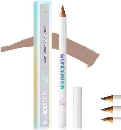 Actual product image Wonderskin Eyebrow Pencil - Sharpenable Brow Pencil for Natural Looking Brows