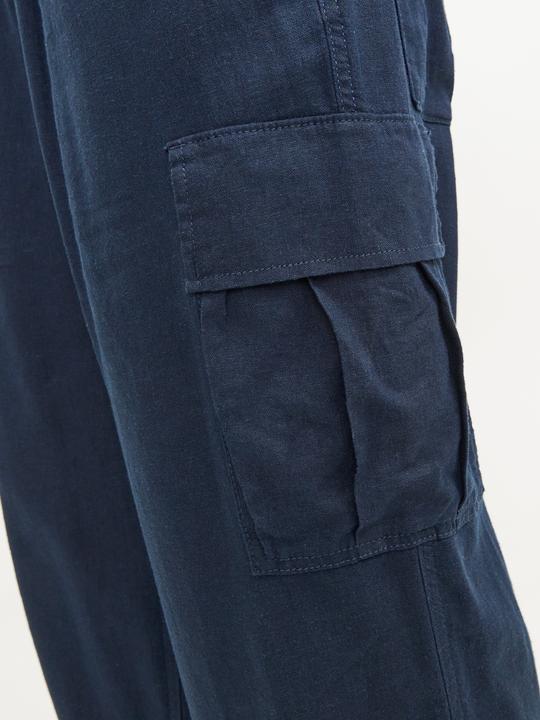 Actual product image Jack & Jones Jpstbill Jjnate Linen Blend Cargo Jogger (S)