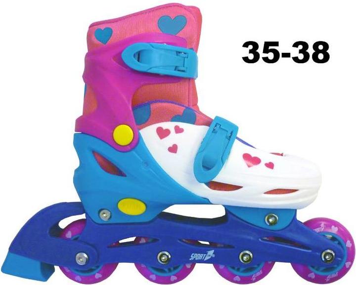 Power Play Sport1 "Easy Roller" Pink inlinere Rulleskøjter til børn str. 35-38 (35)