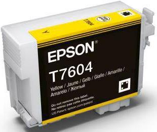 Produktbild Epson T7604, Ultra Chrome HD (Y)