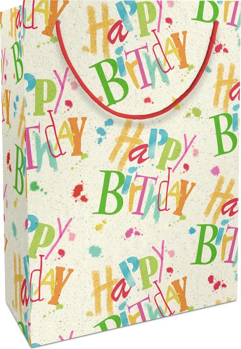 Immagine prodotto Zishka Sacchetto porta-regali in carta d'erba Fantasia Compleanno Danza (Borsa da regalo, 1 x)