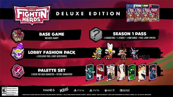 Image du produit Modus Games Them's Fightin' Herds - Édition Deluxe (Mise à niveau gratuite vers PS5) (PS4, DE)