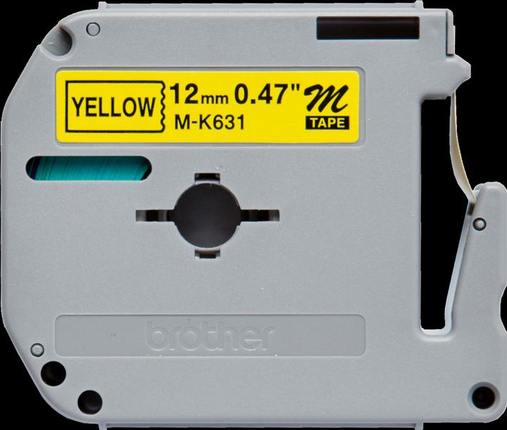 Produktbild Brother M-K631bz (1.20 cm, Gelb, Schwarz)