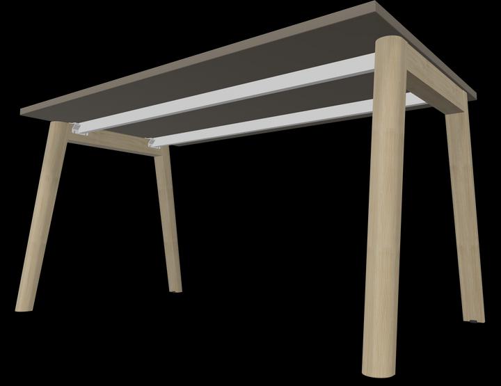 Actual product image Narbutas Nova Wood desk (1400 x 800 x 740 mm)
