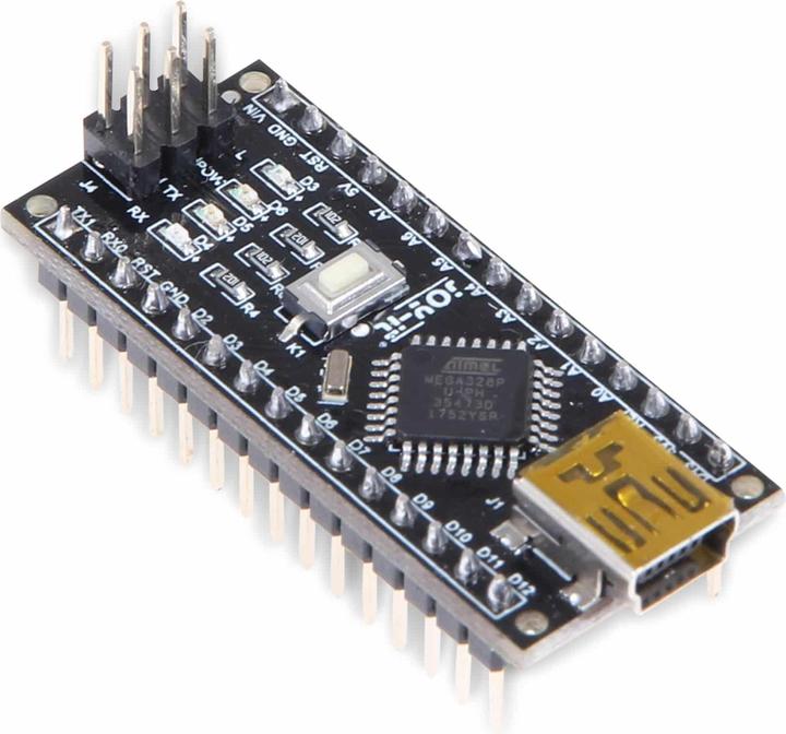 Actual product image Joy-it ARD Nano V3 Arduino compatible Nano Board ATmega328 Mini-USB