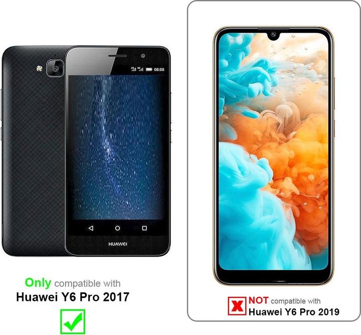 Actual product image Cadorabo TPU Matt Metallic Cover (Huawei Y6 Pro (2017))