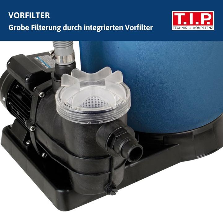 Produktbild T.I.P. Sandfilteranlage Sandfilter Schwimmbadpumpe SPF 250 F