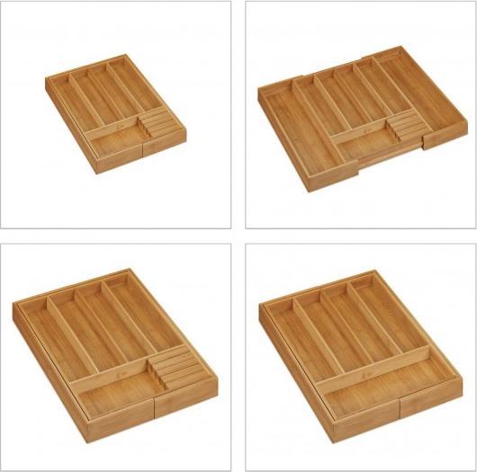 Produktbild Relaxdays Besteckkasten