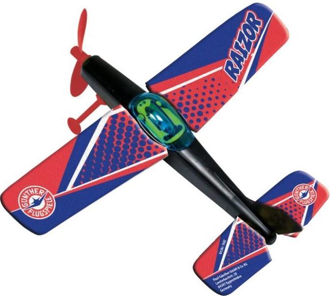 Actual product image Günther Flugspiele Raizor rubber motor flying model