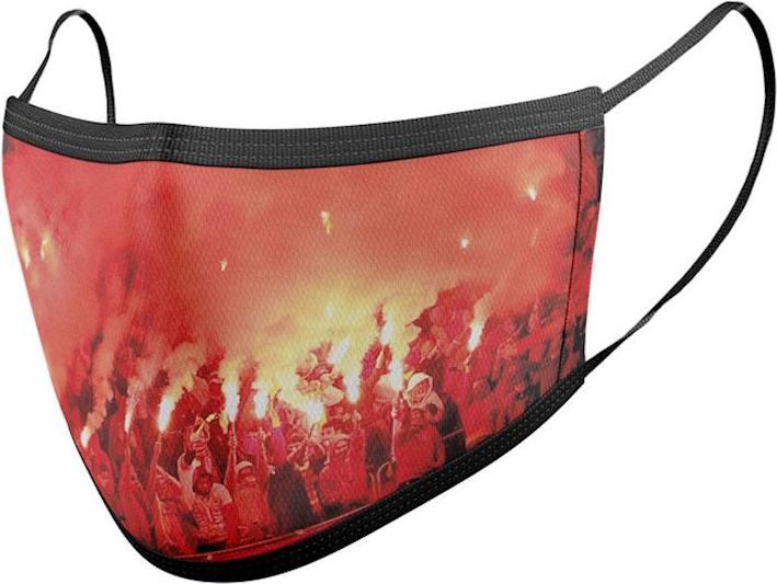 Immagine prodotto Copa Football Maschera protettiva Pyro | Maschera in tessuto certificata | Maschera in tessuto riutilizzabile Pyro (Nessuna classe di protezione ufficiale)