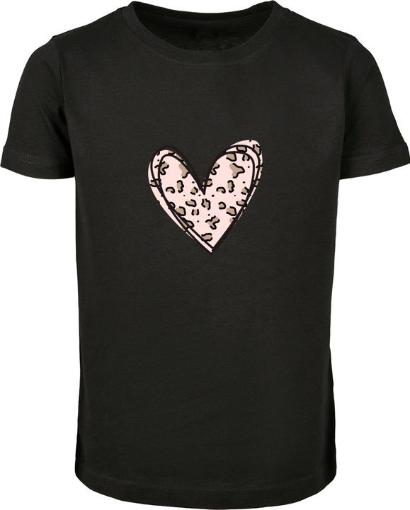 Merchcode Valentines Day - Leopard Heart Short Sleeve Tee - 167991 (134)
