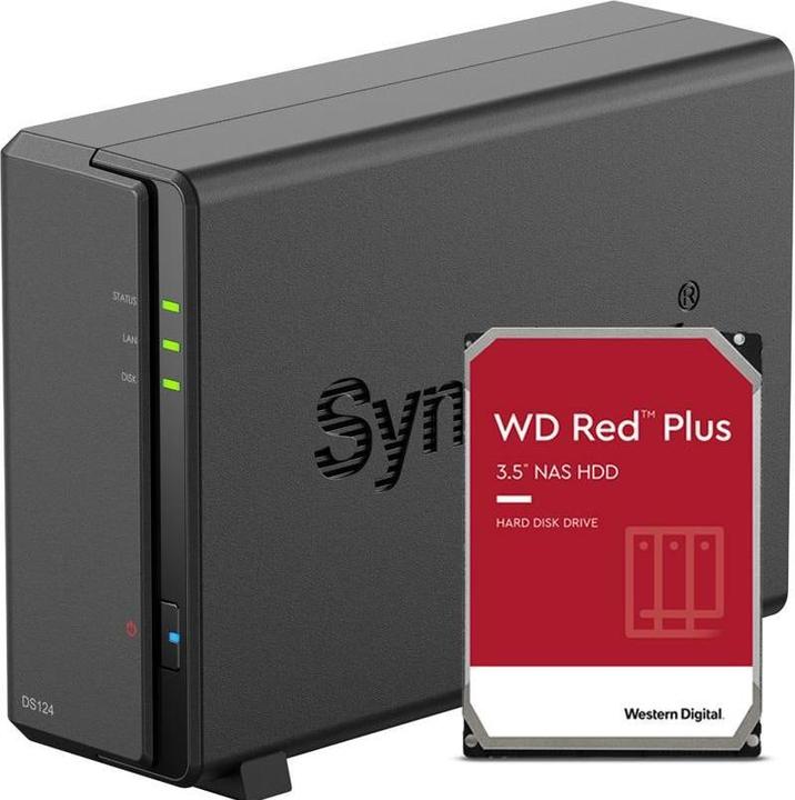 Produktbild Synology DS124 (1 x 6 TB, WD Red Plus)