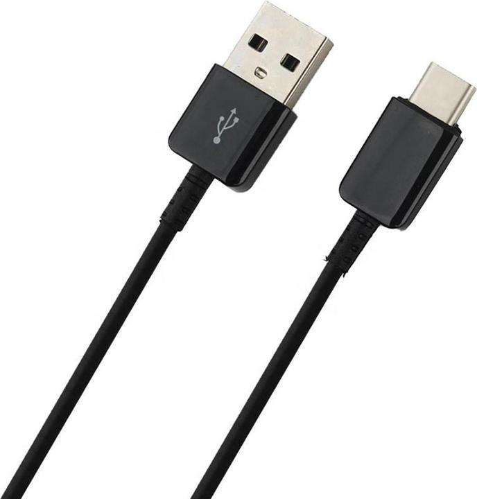 Image du produit Samsung - Data Cable (EP-DG970BBE) - USB to Type-C, 480Mbps, 2.1A, 1m - Black (Bulk Packing) (1 m, USB 3.2 Gen 1)