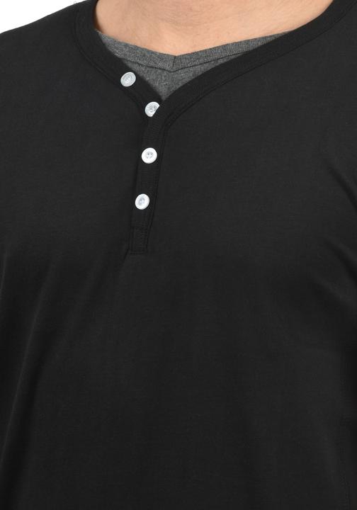 Immagine prodotto Solid Doriano Maglia Maglie A Maniche Lunghe Da Uomo Con Collo Grandad (M)